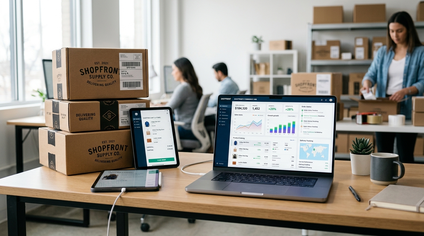 Wdrożenia sklepów internetowych PrestaShop i platform B2B zintegrowanych z ERP